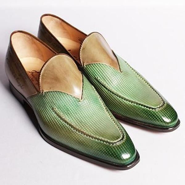 Mens Italian slip-on Leather Shoes