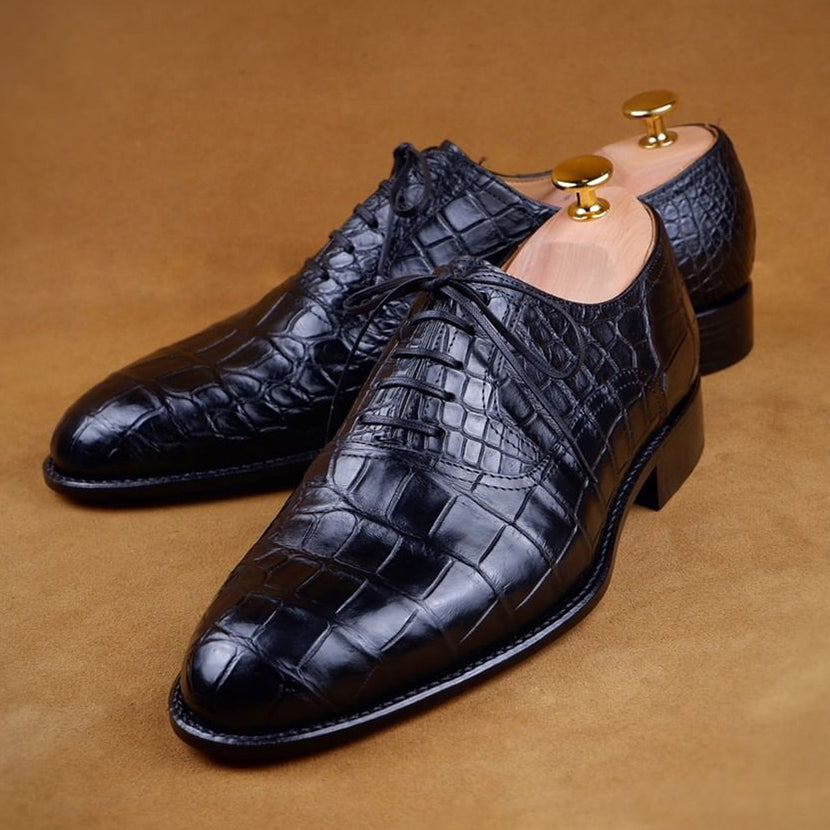 Crocodile Formal Leather Dress Shoes