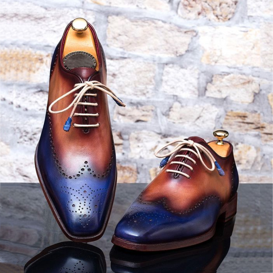 Trendy Color Style Men Dress Shoes T03