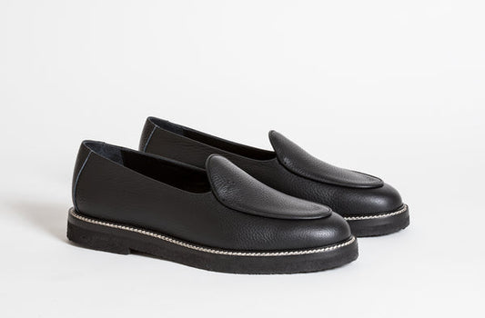 LOAFERS/DOUBLE BLACK