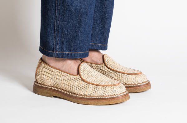 LOAFERS/RAFFIA01