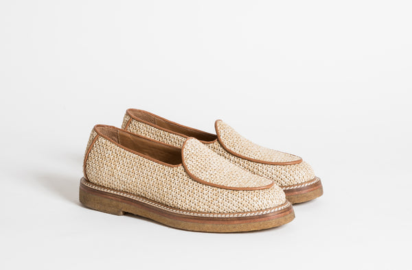 LOAFERS/RAFFIA01