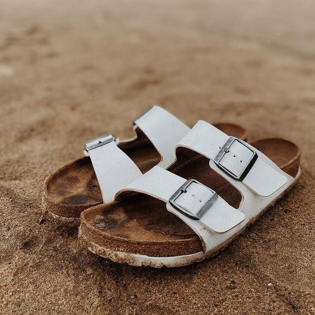 White Beach Men Sandals Slippers