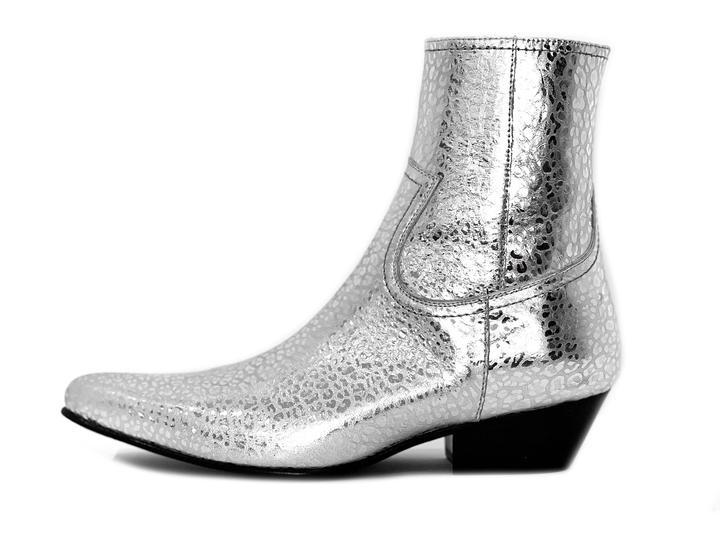 SILVER MUNICH BOOTS