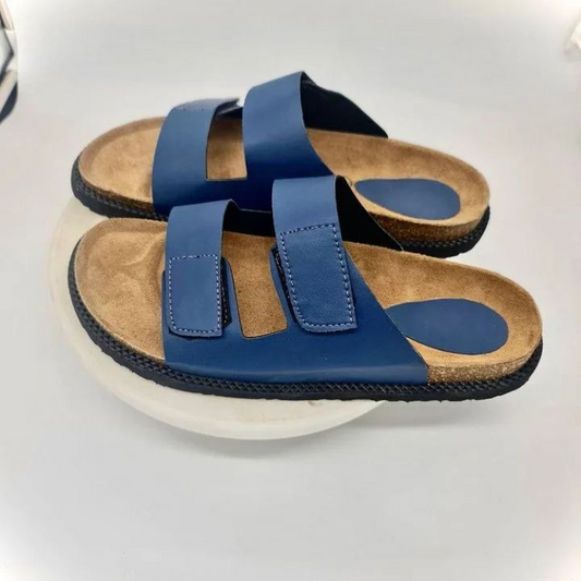 Blue Casual Velcro Fashion Men's Sandals