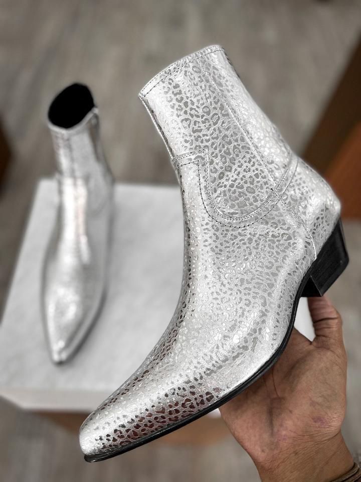 SILVER MUNICH BOOTS