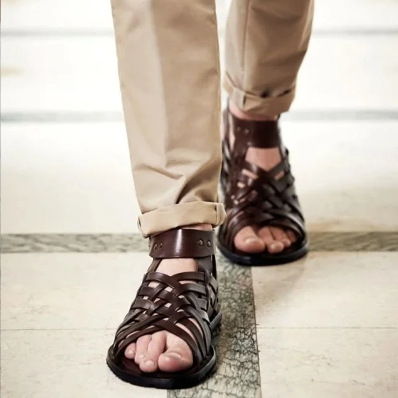 Men Romen Waven Sandals