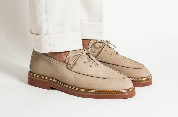 Derbys/Beige nubuck