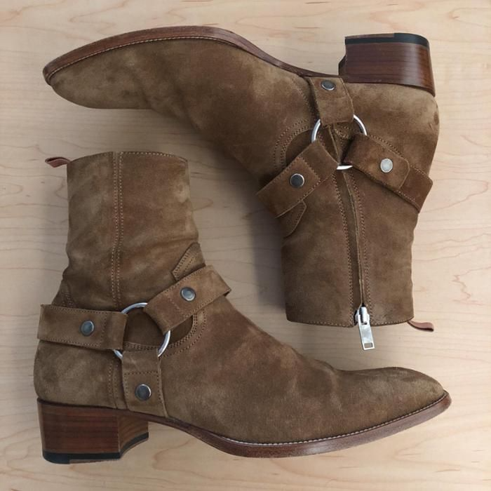 Men's British suede boots